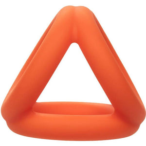 Triple cockring Alpha silicone liquide orange — présentation