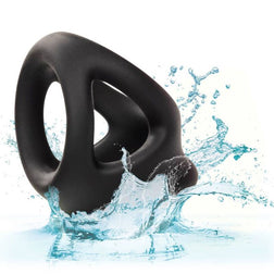 CALEXOTICS ALPHA BAGUE DUAL CAGE NOIR