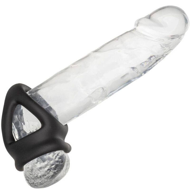 CALEXOTICS ALPHA BAGUE DUAL CAGE NOIR