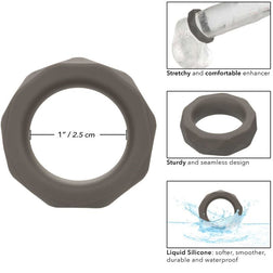Cockring silicone prismatique — autre angle
