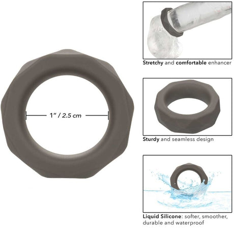 Cockring silicone prismatique — autre angle