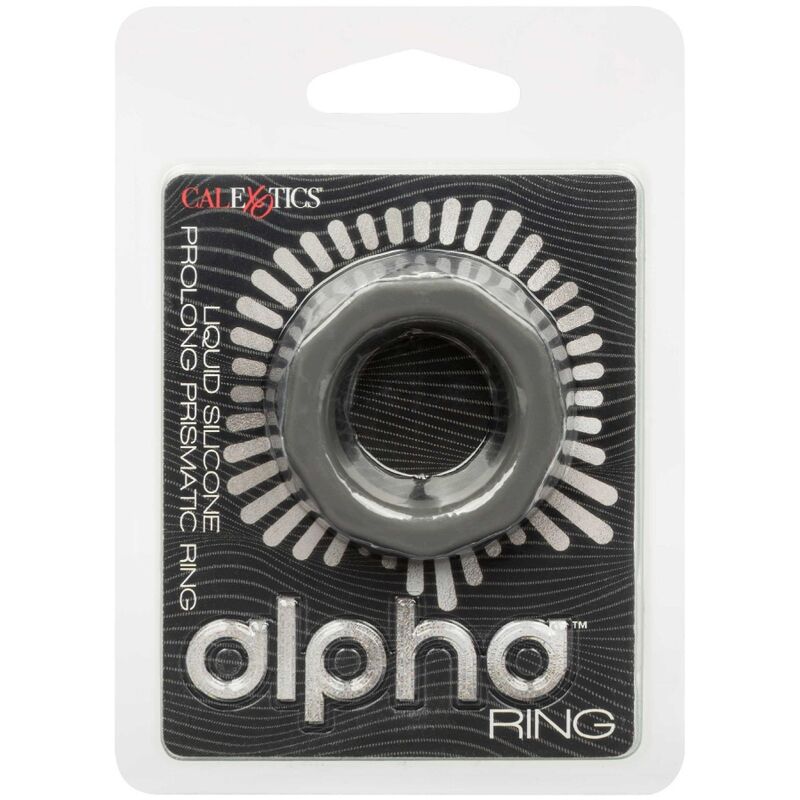 Cockring silicone prismatique — gros plan