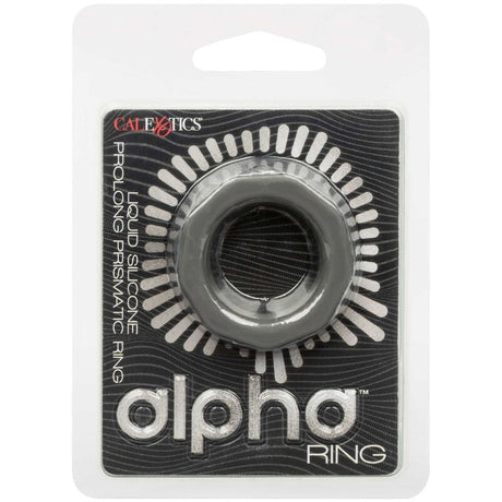 Cockring silicone prismatique — gros plan