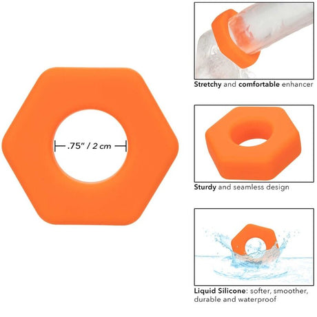 CALEXOTICS ALPHA BAGUE PROLONG SEXAGON ORANGE