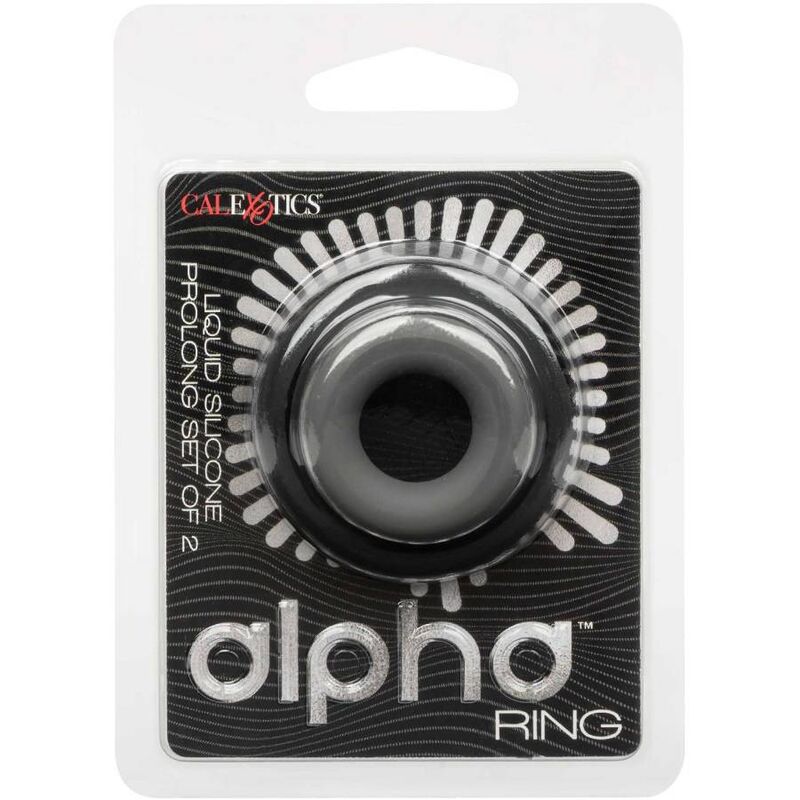 CALEXOTICS ALPHA PROLONG LOT DE 2 BAGUE GRIS