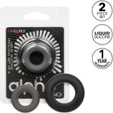 CALEXOTICS ALPHA PROLONG LOT DE 2 BAGUE GRIS