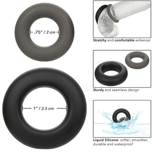 CALEXOTICS ALPHA PROLONG LOT DE 2 BAGUE GRIS