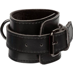 Kit hogtie complet cuir végan avec chaînes — Euphoria — détail du matériau