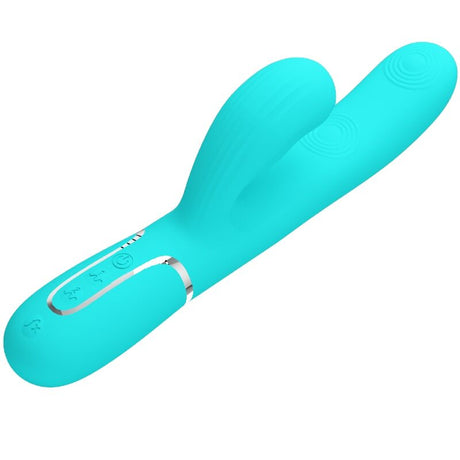 Pretty Love Perlita 3-in-1 Vibrator Aqua Green