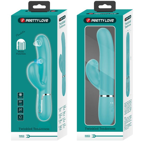 Pretty Love Perlita 3-in-1 Vibrator Aqua Green