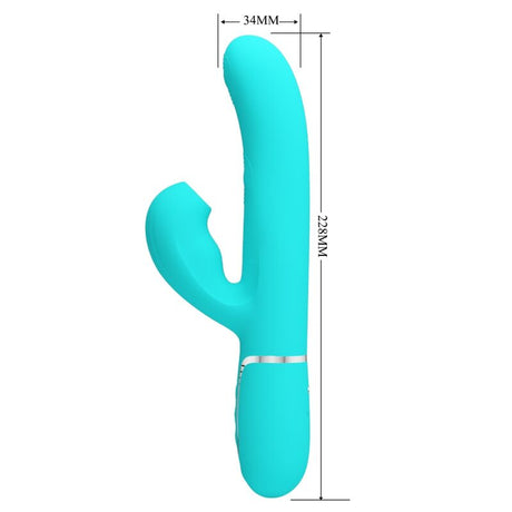 Pretty Love Perlita 3-in-1 Vibrator Aqua Green