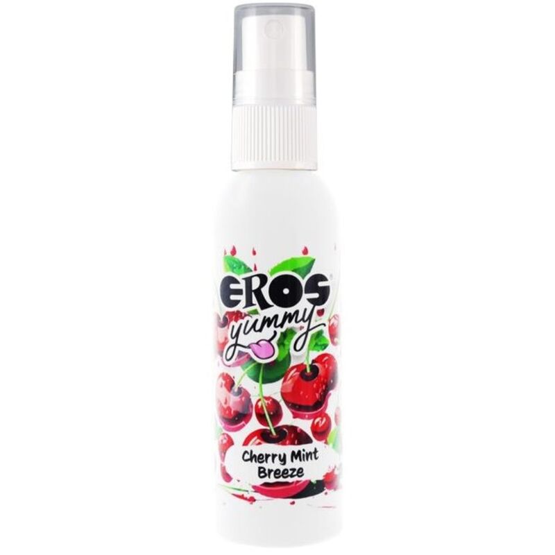 Spray corporel comestible menthe-cerise 50 ml · Eros Classic Line · Huiles aromatisées