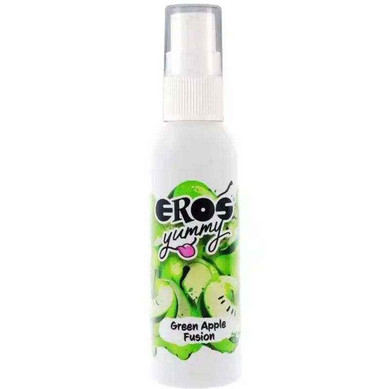 Spray corporel comestible pomme verte 50 ml · Eros Classic Line · Huiles aromatisées