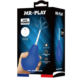 Poire de lavement anal super power bleue — prix choc