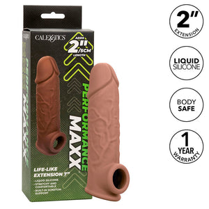 CALEXOTICS EXTENSION PERFORMANCE MAXX LIFE LIKE 7 PEAU MARRON