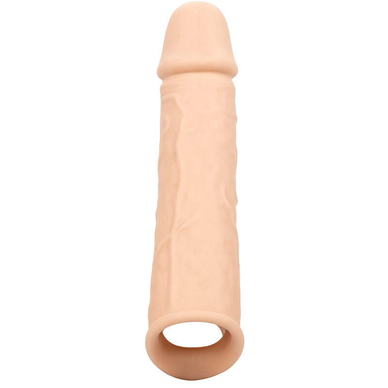 Gaine pénienne réaliste +5 cm silicone liquide — gros plan