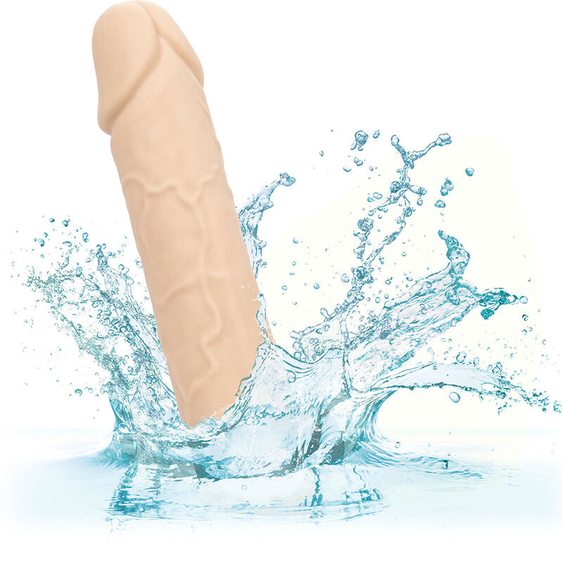 Gaine pénienne réaliste +5 cm silicone liquide — vue d'ensemble
