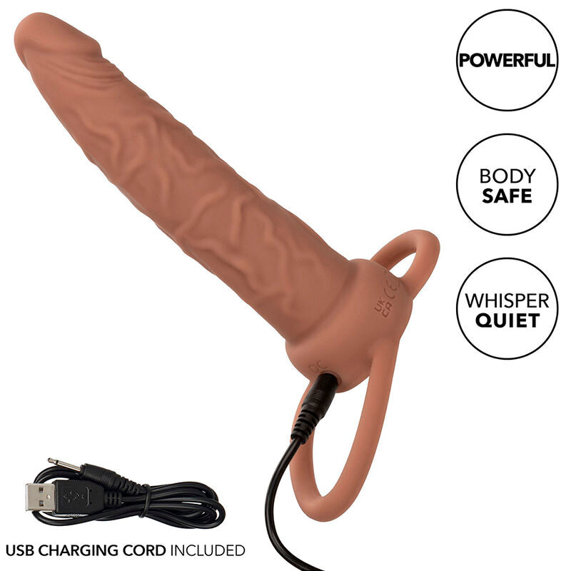 Double pénétrateur vibrant sonde incurvée à porter — vue en main