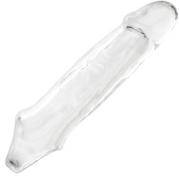 Calexotics Penishülle, transparente Penishülle 14 cm mit geformter Eichel — Performance Maxx Clear aus transparentem TPE, Frontansicht ...