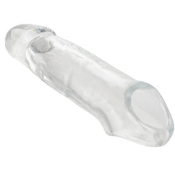 Transparente Penishülle 14 cm mit geformter Eichel — Detailansicht