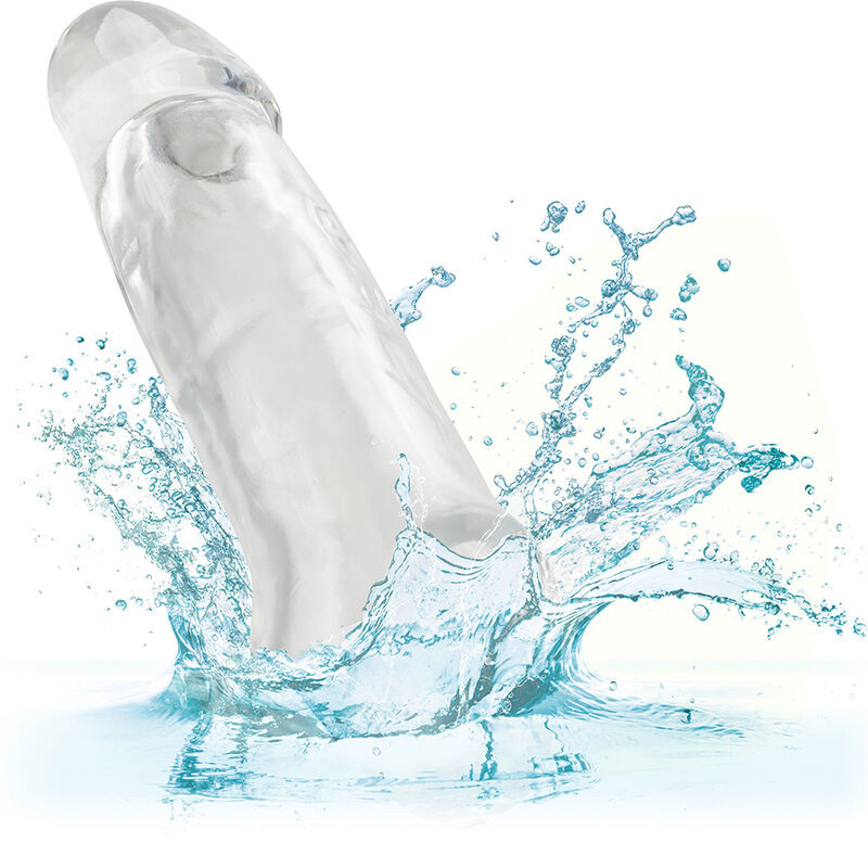 Transparente Penishülle 14 cm mit geformter Eichel — andere Ansicht