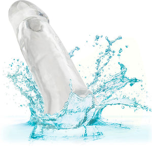 Transparente Penishülle 14 cm mit geformter Eichel — andere Ansicht
