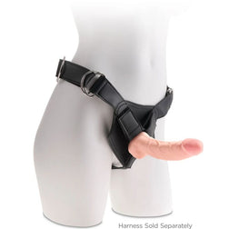 Gode réaliste triple densité TPE 24,5 cm — King Cock Plus