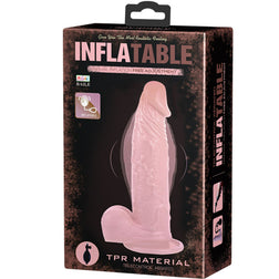 DANCE REALISTIC INFLATABLE DILDO WITH SUCTION CUP 15 CM
