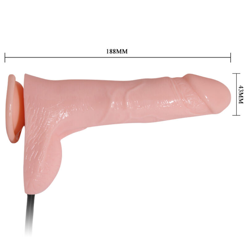 BAILE GODE REALISTE GONFLABLE AVEC VENTOUSE 15 CM