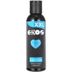 Lubrifiant eau Eros Lubrifiant base eau léger qualité allemande 150 ml — XXL Light Love en flacon transparent