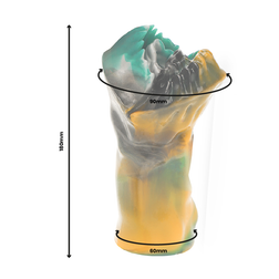 Masturbateur cyclope grande ouverture 18 cm - gros plan