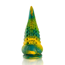 Vue de face du gode tentacule Cetus S en silicone