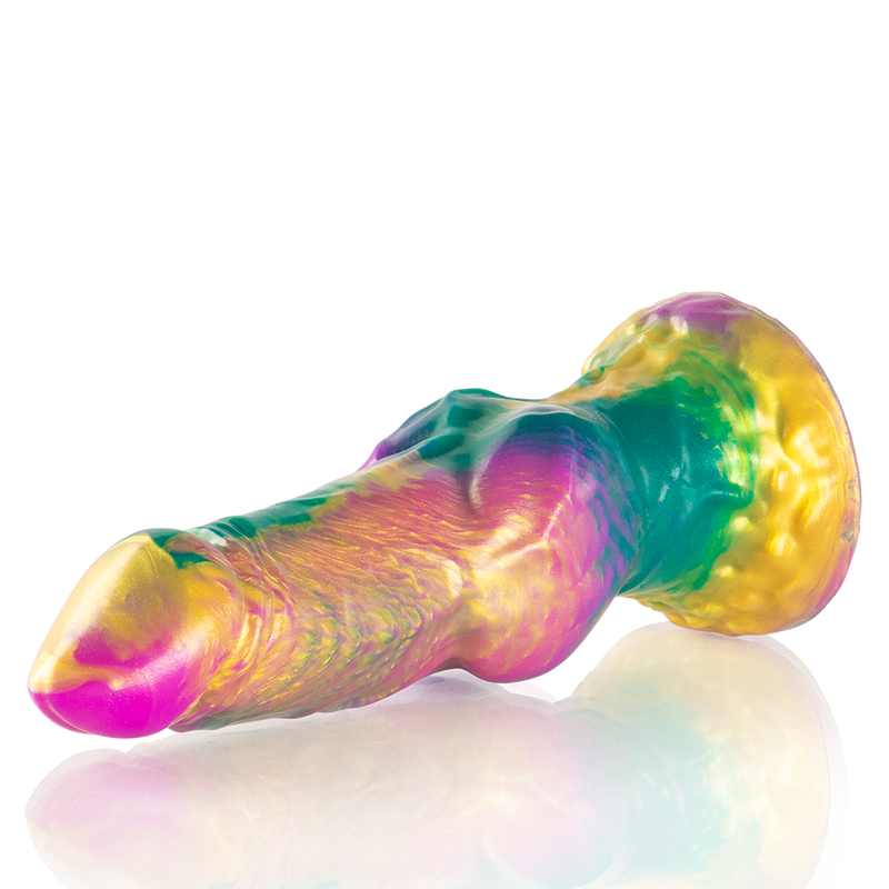 EPIC GODE IRIS AVEC TESTICULES ARC EN CIEL DE PLAISIR
