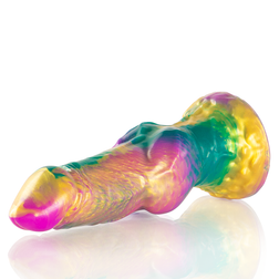 Gode réaliste Iris en silicone posé sur le côté
