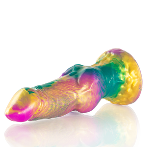 EPIC GODE IRIS AVEC TESTICULES ARC EN CIEL DE PLAISIR