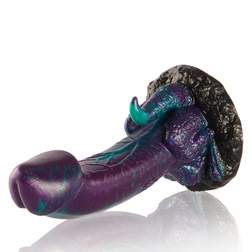 Profil du gode serpent en silicone avec base ventouse large
