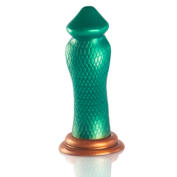 Vue arrière du gode cobra montrant la texture des écailles