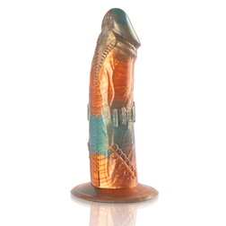 Realistic Bronze Dildo with Testicles 20 cm — Talos — product image 1