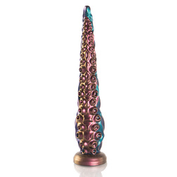 Gode tentacule Charybdis en silicone irisé avec base ventouse