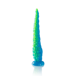 Gode Epic tentacule fluorescent — Scylla S en Silicone multicolore 25.0 cm avec base ventouse plate