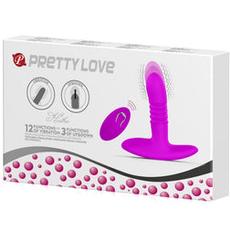 Plug vibrant va-et-vient 12 modes avec télécommande — Heather