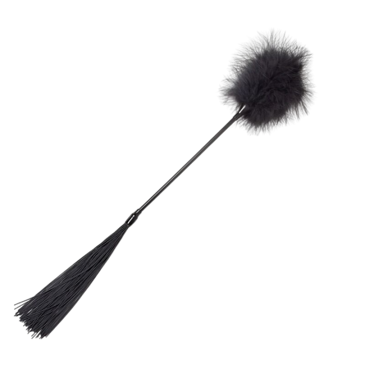 SECRET PLAY DUSTER FOUET NOIR