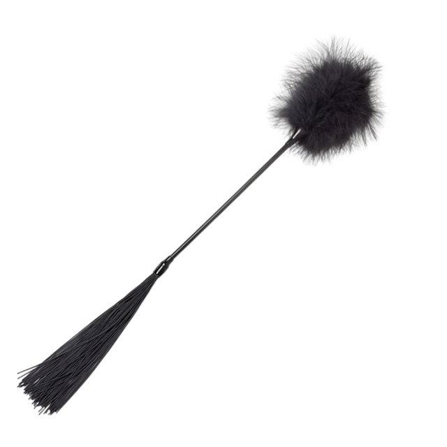 SECRET PLAY DUSTER FOUET NOIR