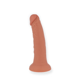 Gode vibrant Bogotá en silicone naturel