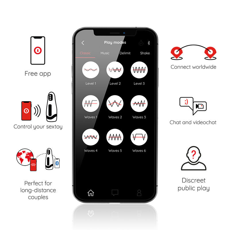 ONINDER MASTURBATEUR RECHARGEABLE POUR HOMME SEOUL 10 VITESSES APPLICATION GRATUITE