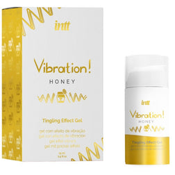 Gel stimulant vibrant comestible goût miel 15 ml — Vibration! — vue produit 2