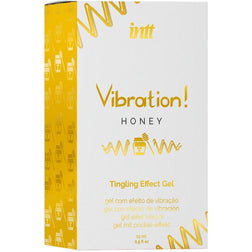 Gel stimulant vibrant comestible goût miel 15 ml — Vibration! — vue produit 3