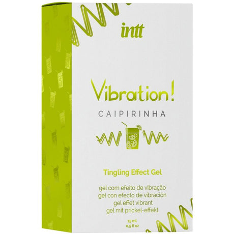 INTT GEL VIBRATEUR LIQUIDE CAIPIRINHA PUISSANT STIMULANT INTIME 15 ML