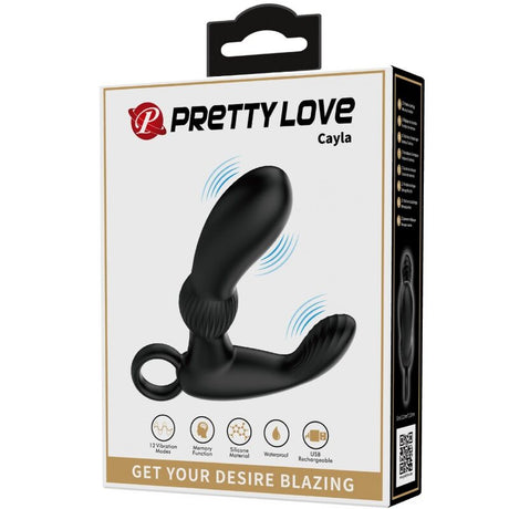 Masseur prostate vibrant bras périnéal 12 modes — emballage