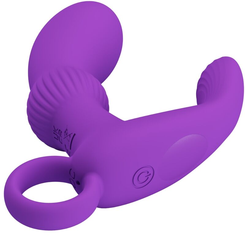 Masseur prostatique vibrant 12 modes avec télécommande — vue détaillée